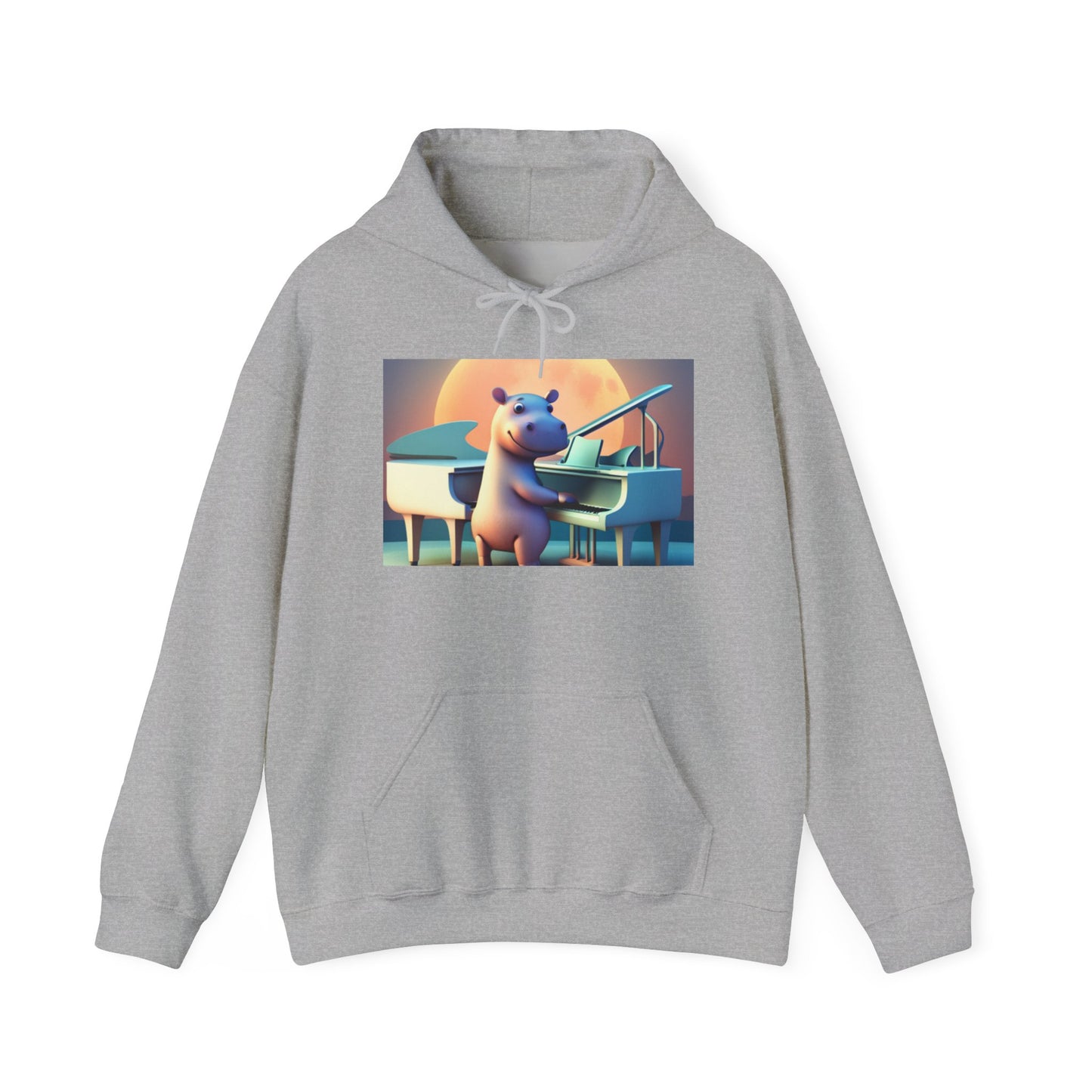 Unisex Heavy Blend™ Hooded Sweatshirt (Hippo)