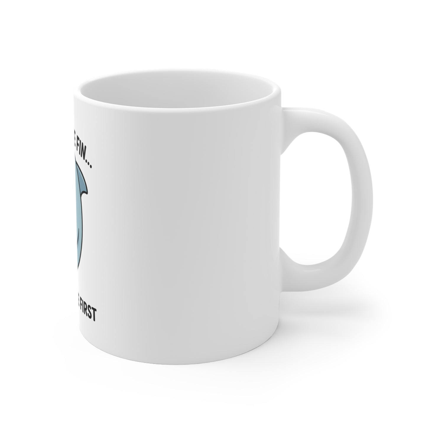 Talk to The Fin Dolphin Mug 🐬