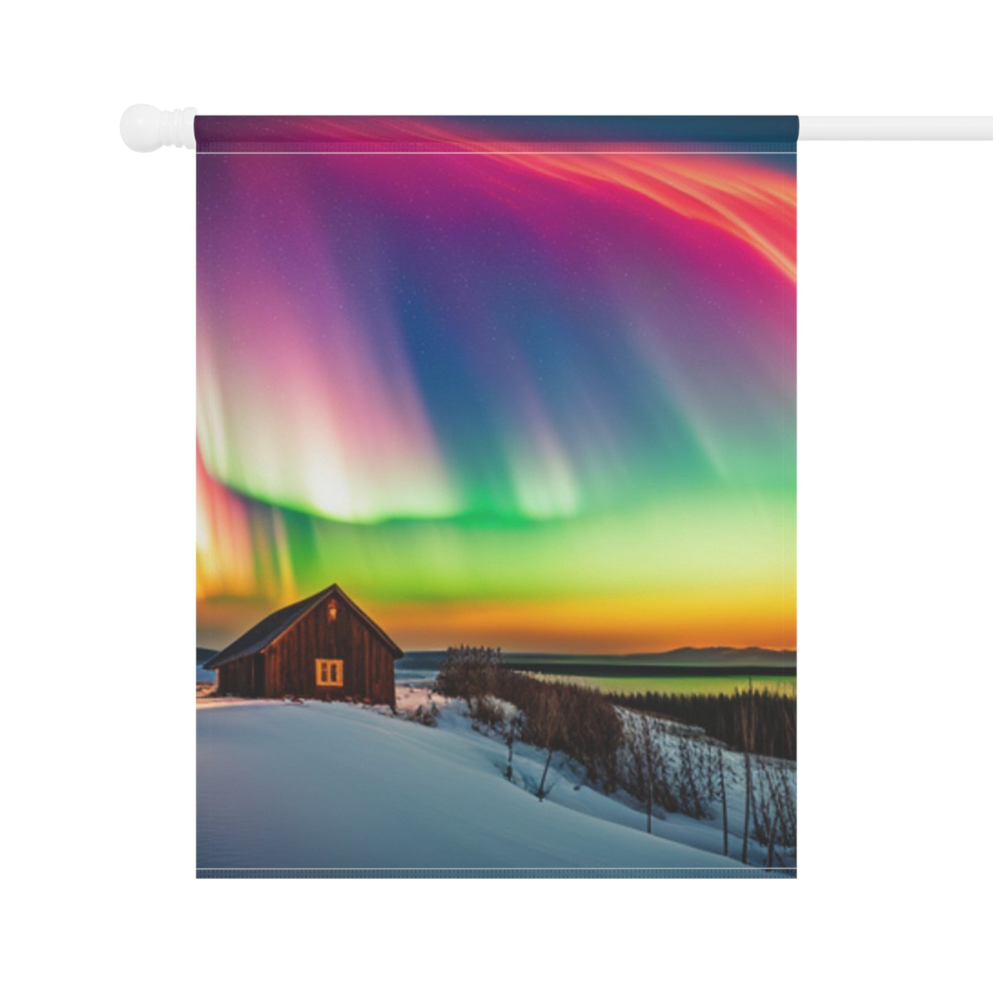 Garden & House Banner (Northern Lights)