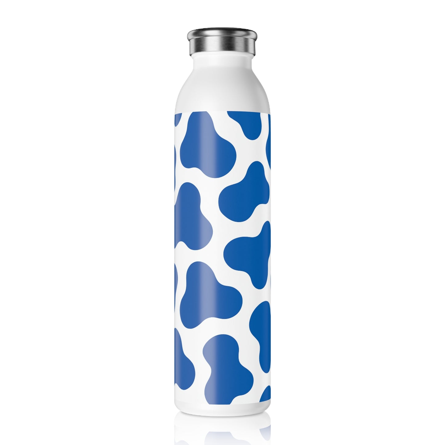 Blue Cowprint  steel Bottle 🐄