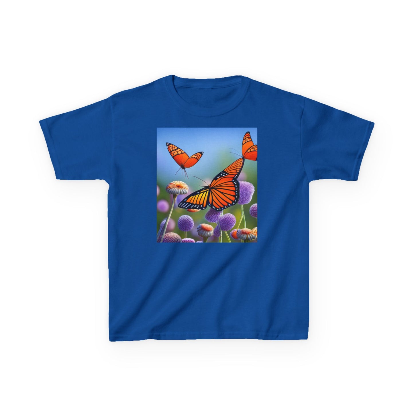 Kids Heavy Cotton™ Tee (Monarch Butterfly)