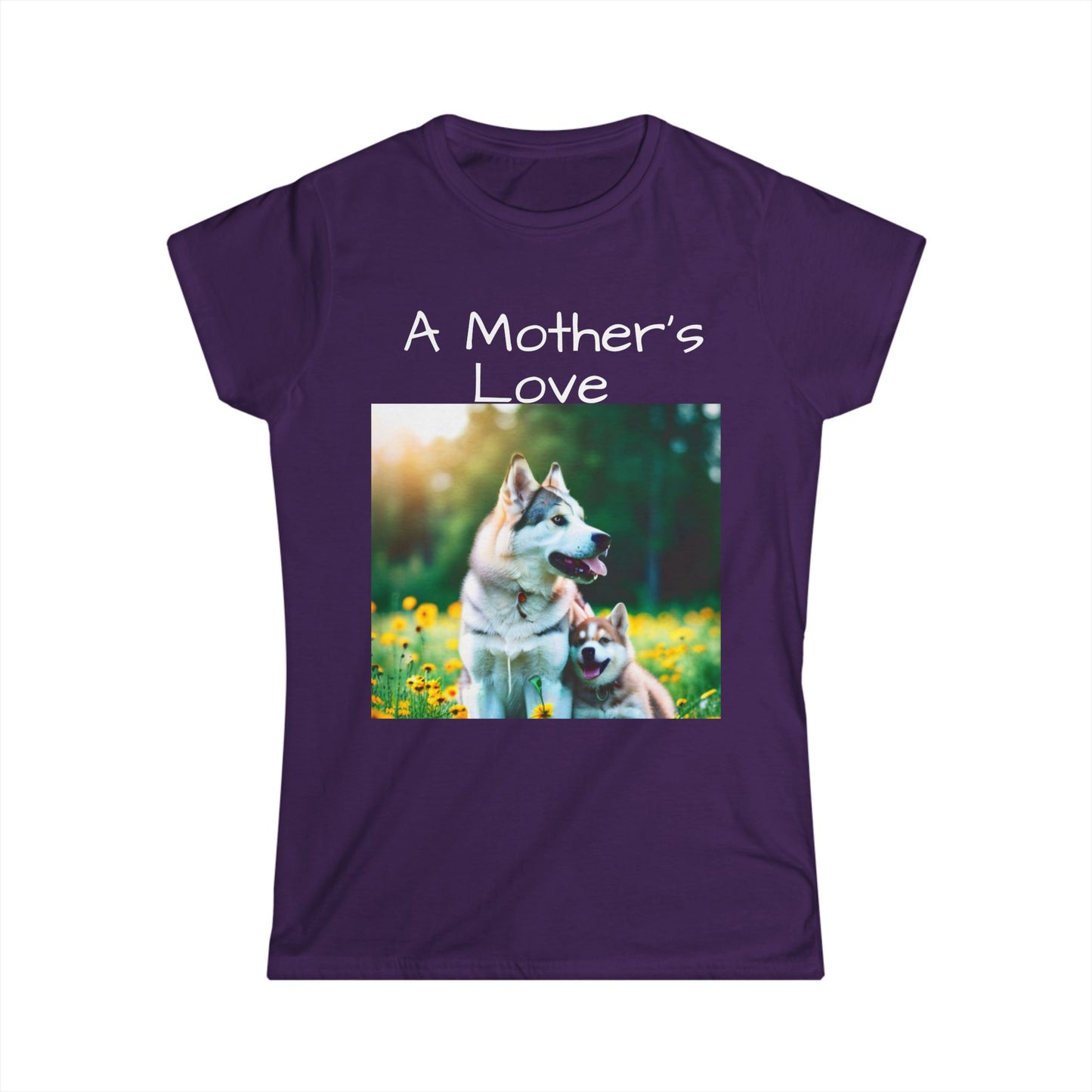 Women's Softstyle Tee (Mother Dog/pup)