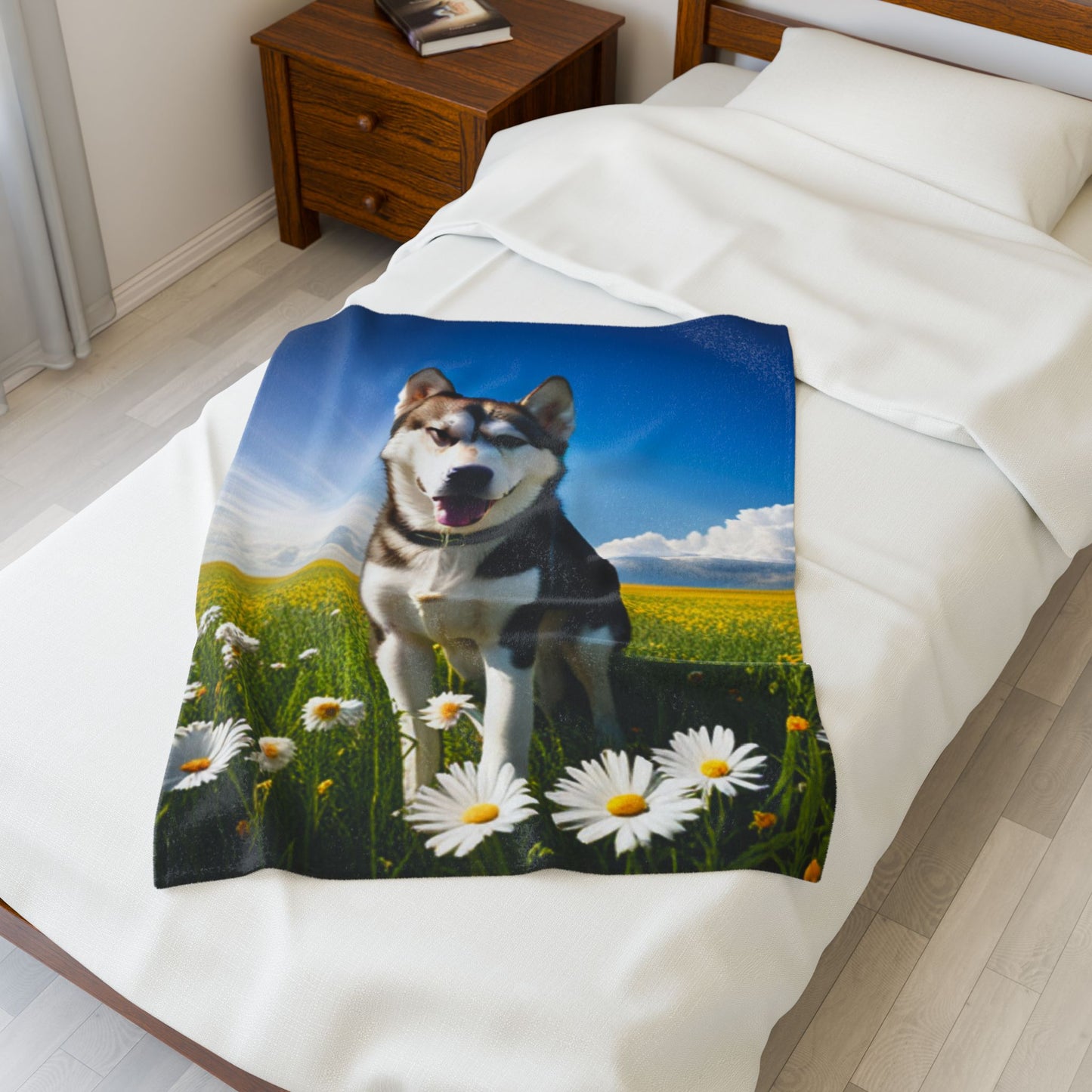 Velveteen Plush Blanket (Husky)