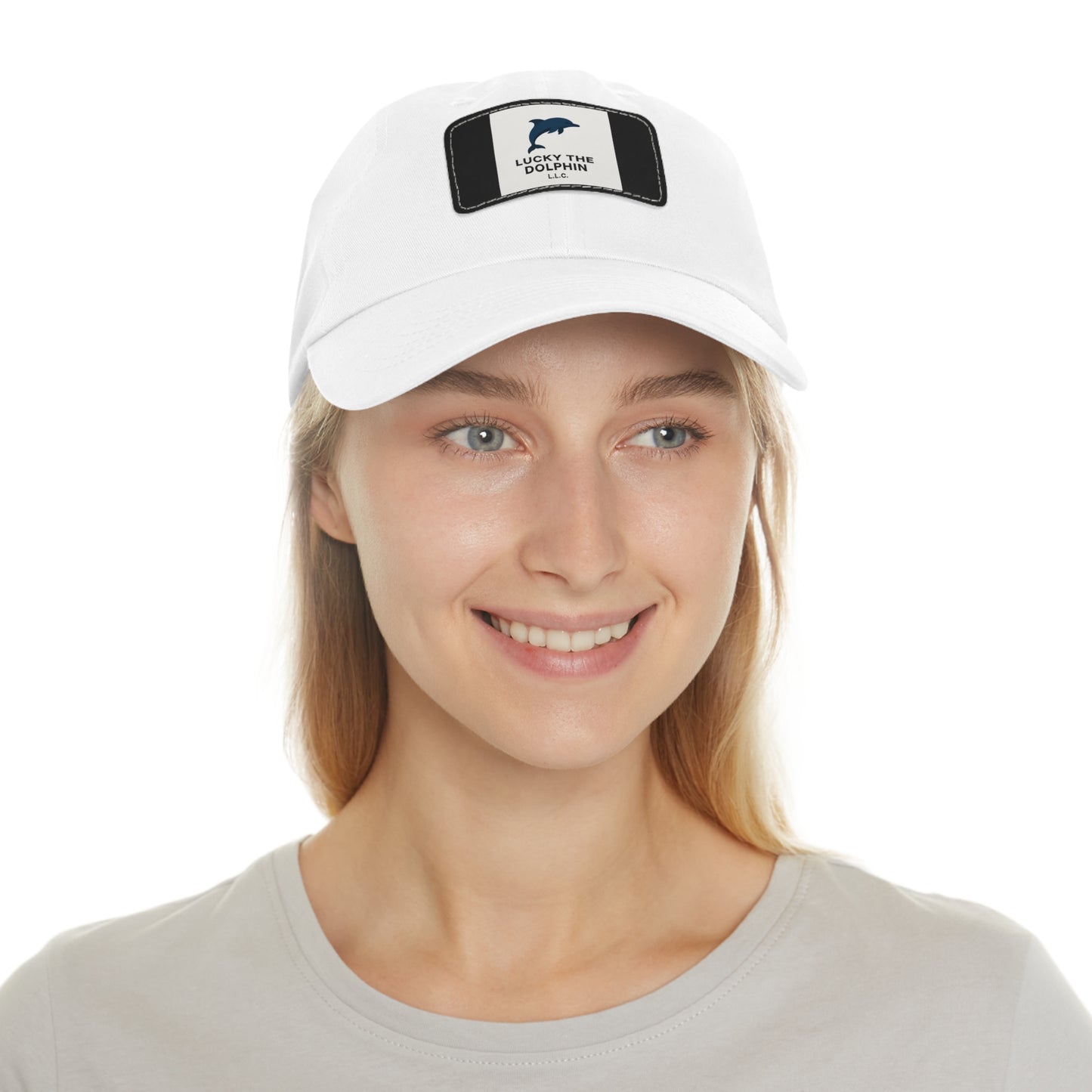 Lucky the Dolphin LLC Signature Logo Hat – Classic Comfort, Bold Style