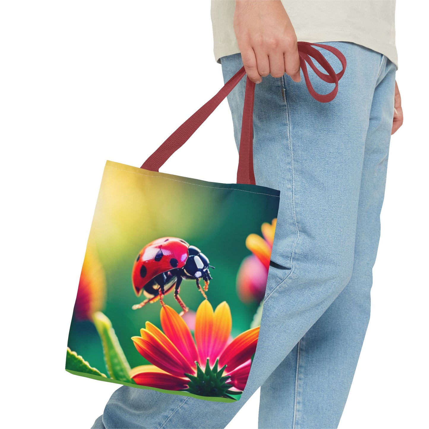 Tote Bag (AOP)(Lady bug)