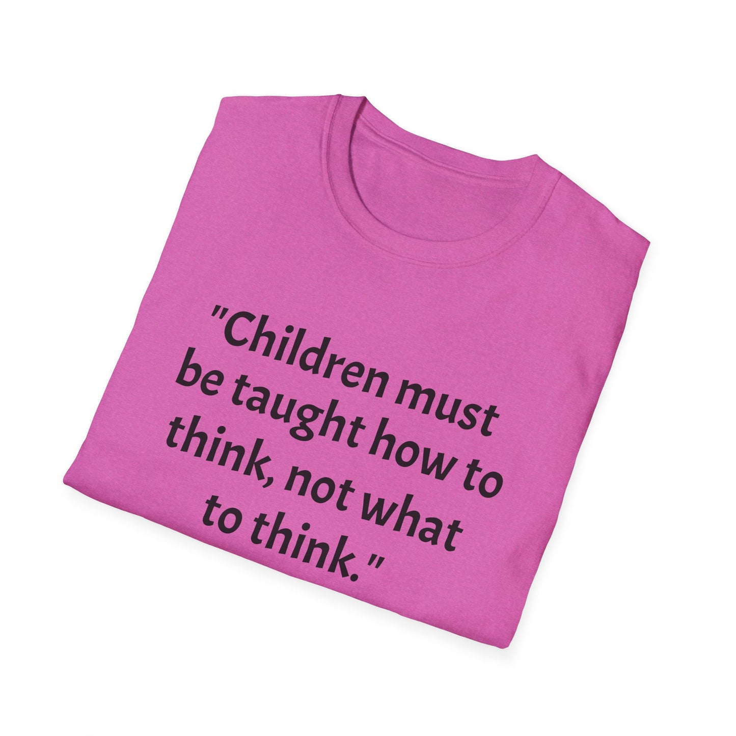 Unisex Softstyle T-Shirt (How to think)