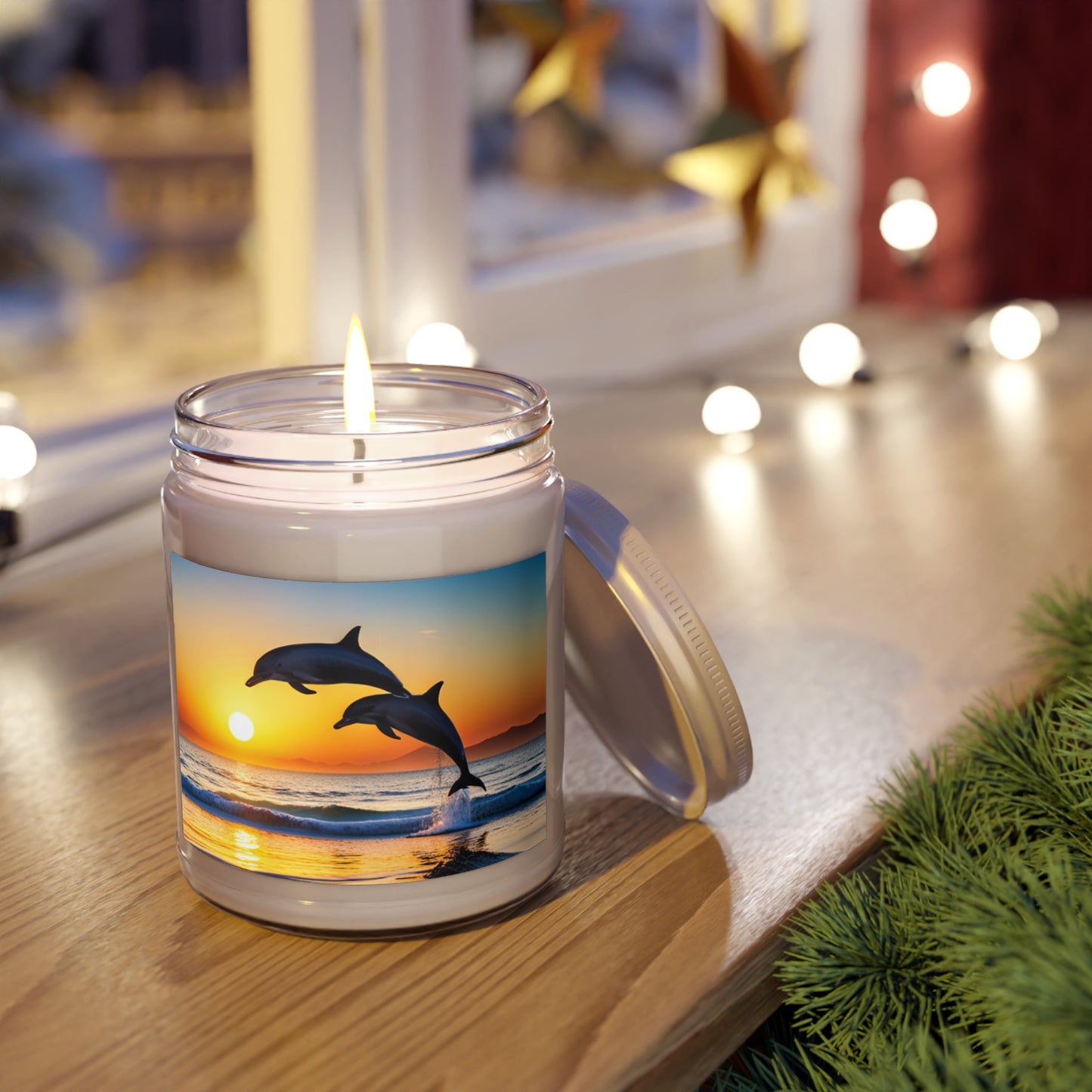 Scented Candles, 9oz  (Dolphins)
