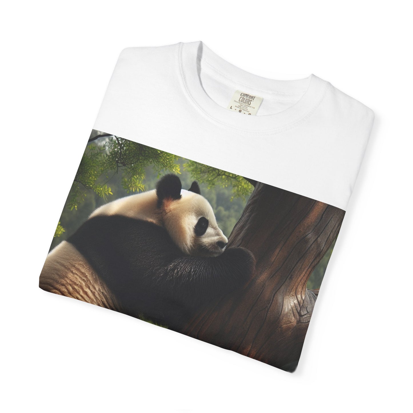 Unisex Panda Climbing T-Shirt - Nature Lover Gift