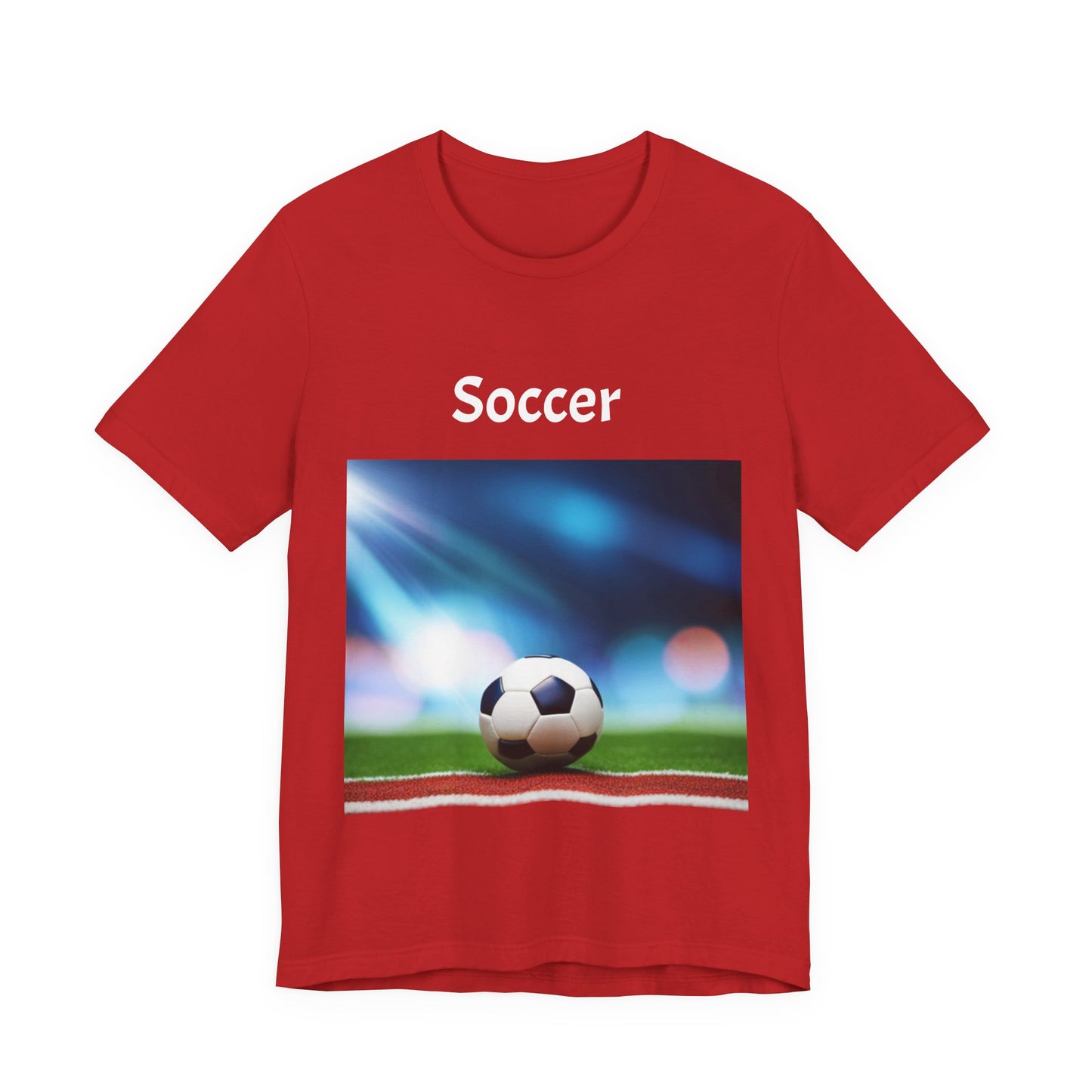 Unisex Jersey Short Sleeve Tee (Soccer Ball)