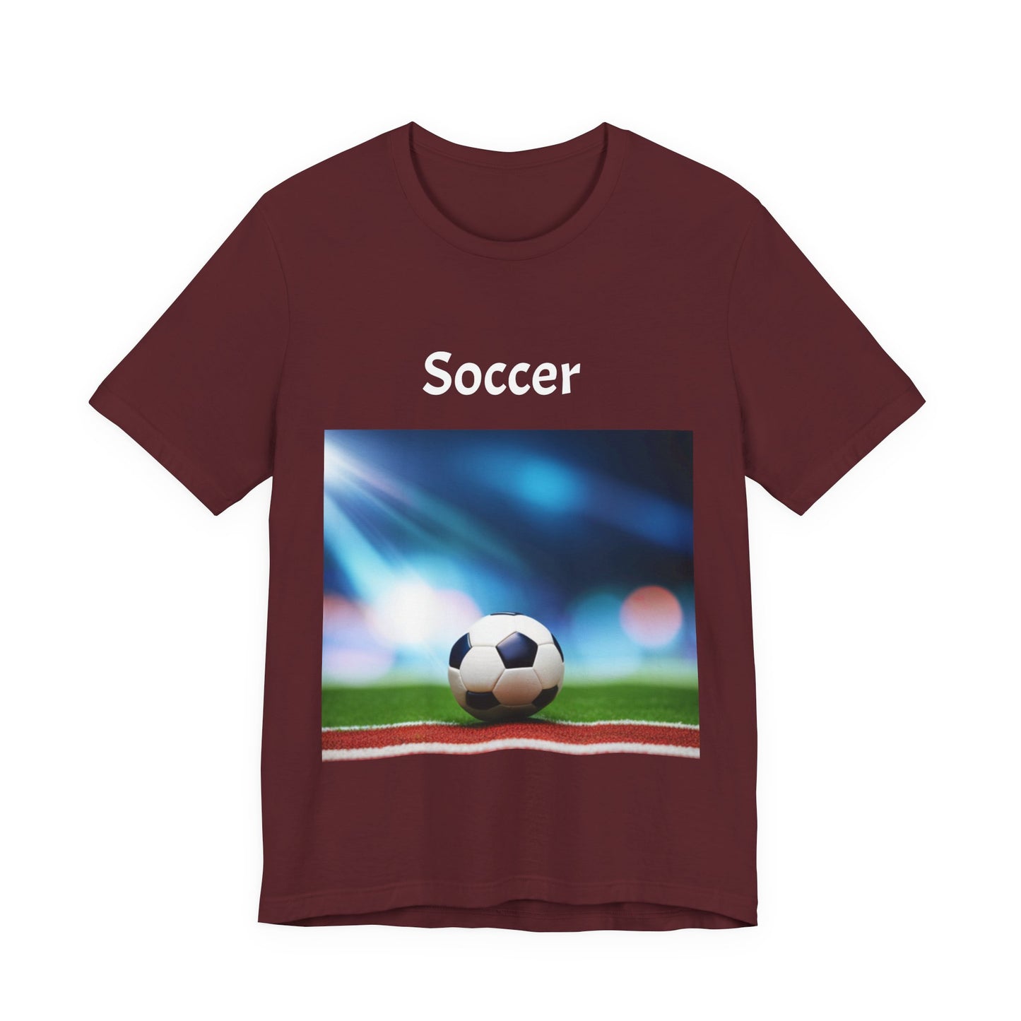Unisex Jersey Short Sleeve Tee (Soccer Ball)
