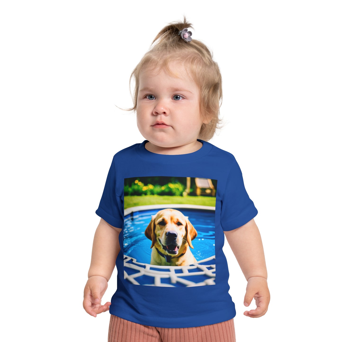 Baby Short Sleeve T-Shirt (Yellow Lab)