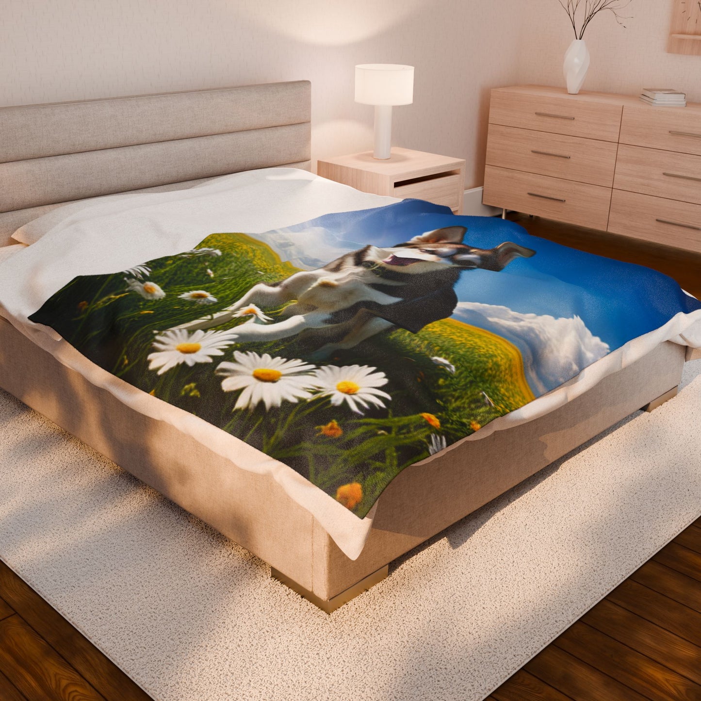 Velveteen Plush Blanket (Husky)