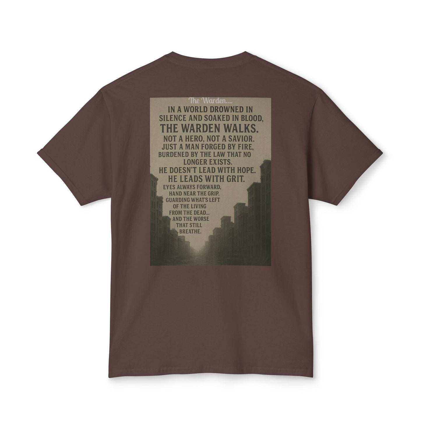 Lone Warden – Code of the New World Tee