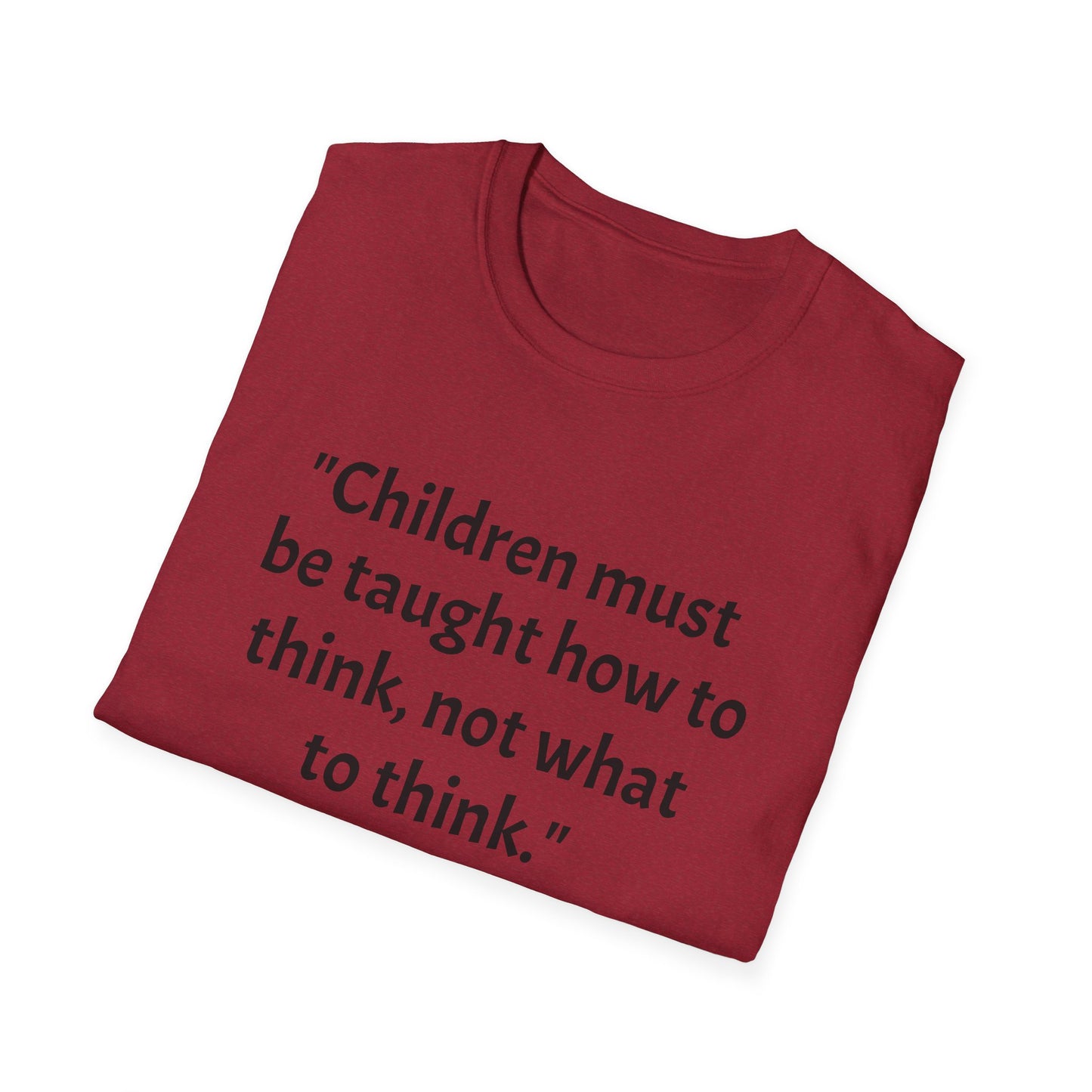 Unisex Softstyle T-Shirt (How to think)