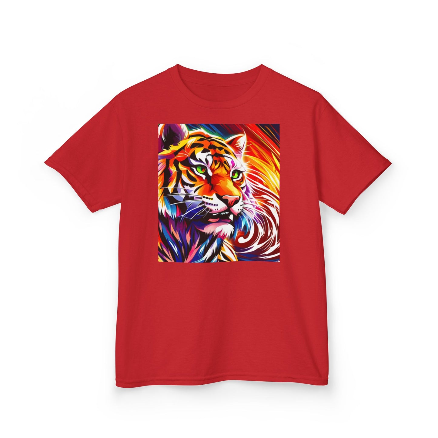 Kids Heavy Cotton™ Tee (Tiger Colorful)