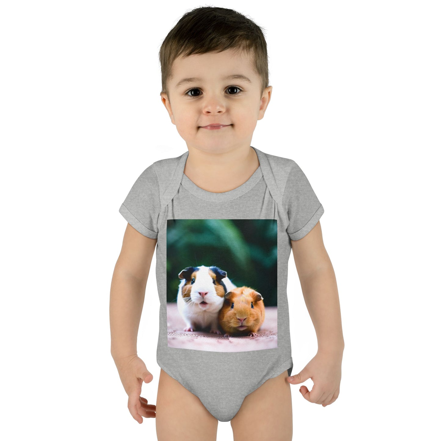 Infant Baby Rib Bodysuit (Guinea Pigs)