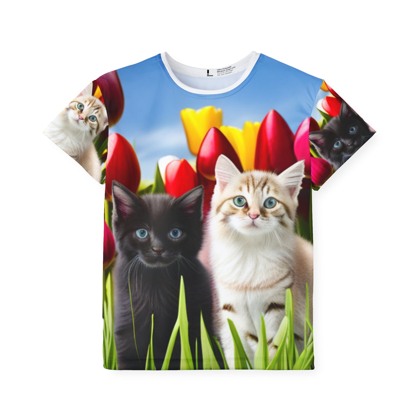 Kids Sports Jersey (AOP) (Kittens)