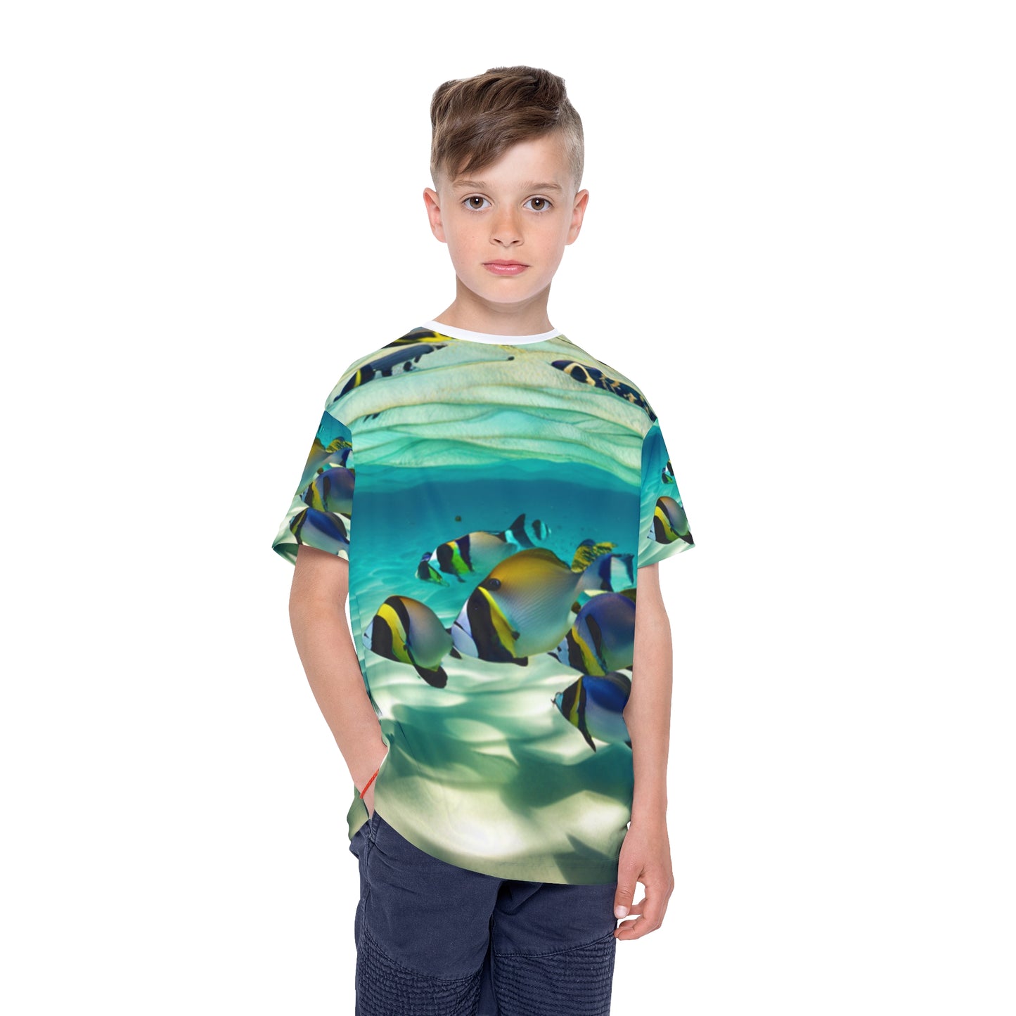 Kids Sports Jersey (AOP) (Saltwater Fish)