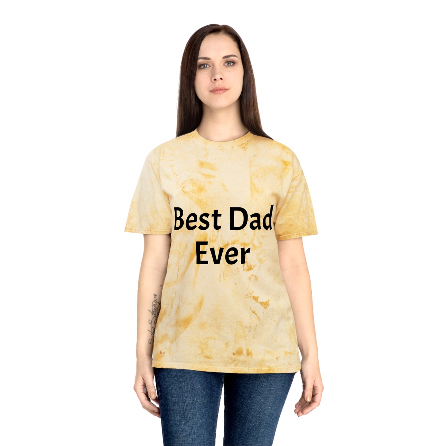 Unisex Color Blast T-Shirt (Best Dad)