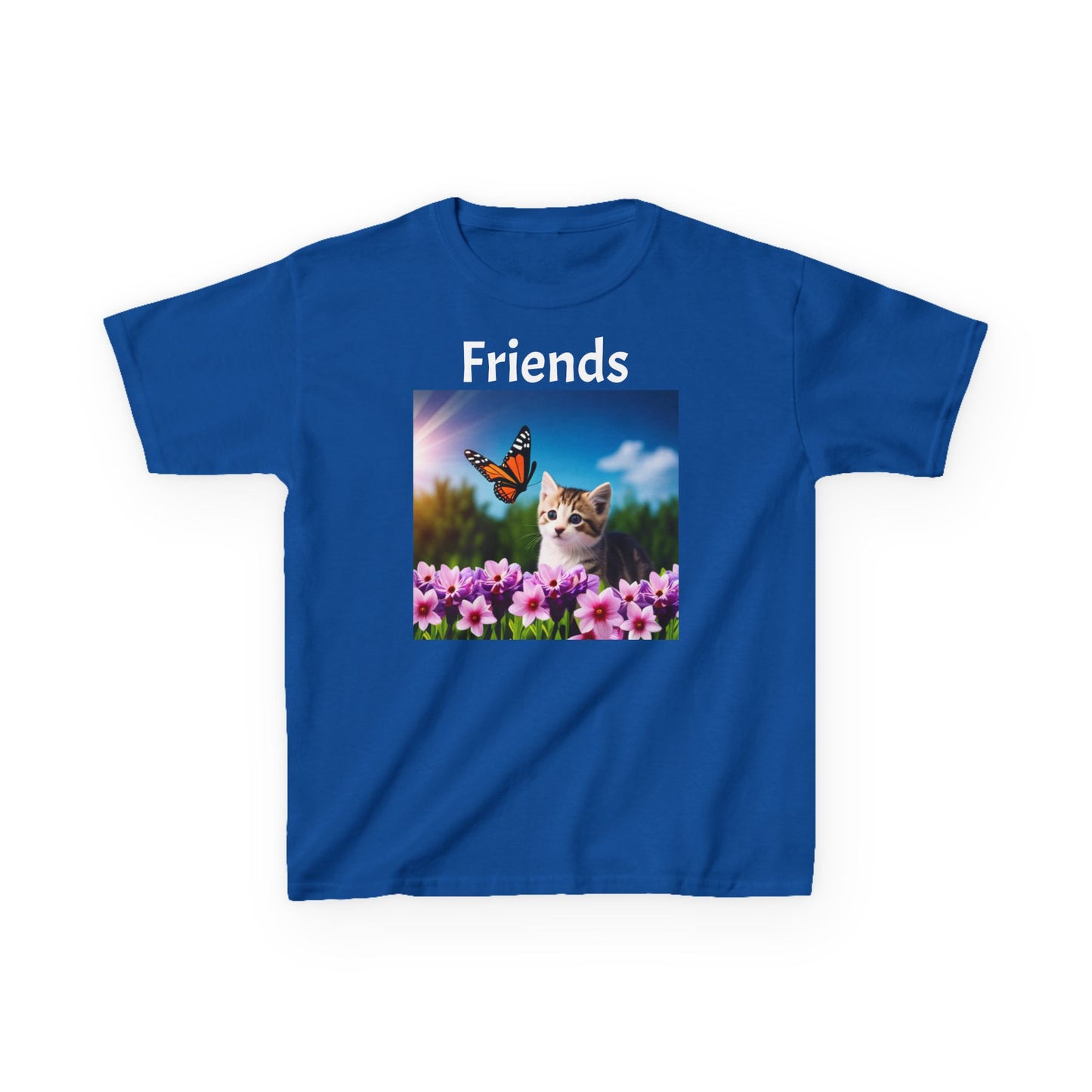 Kids Heavy Cotton™ Tee (Kitten/Friends)