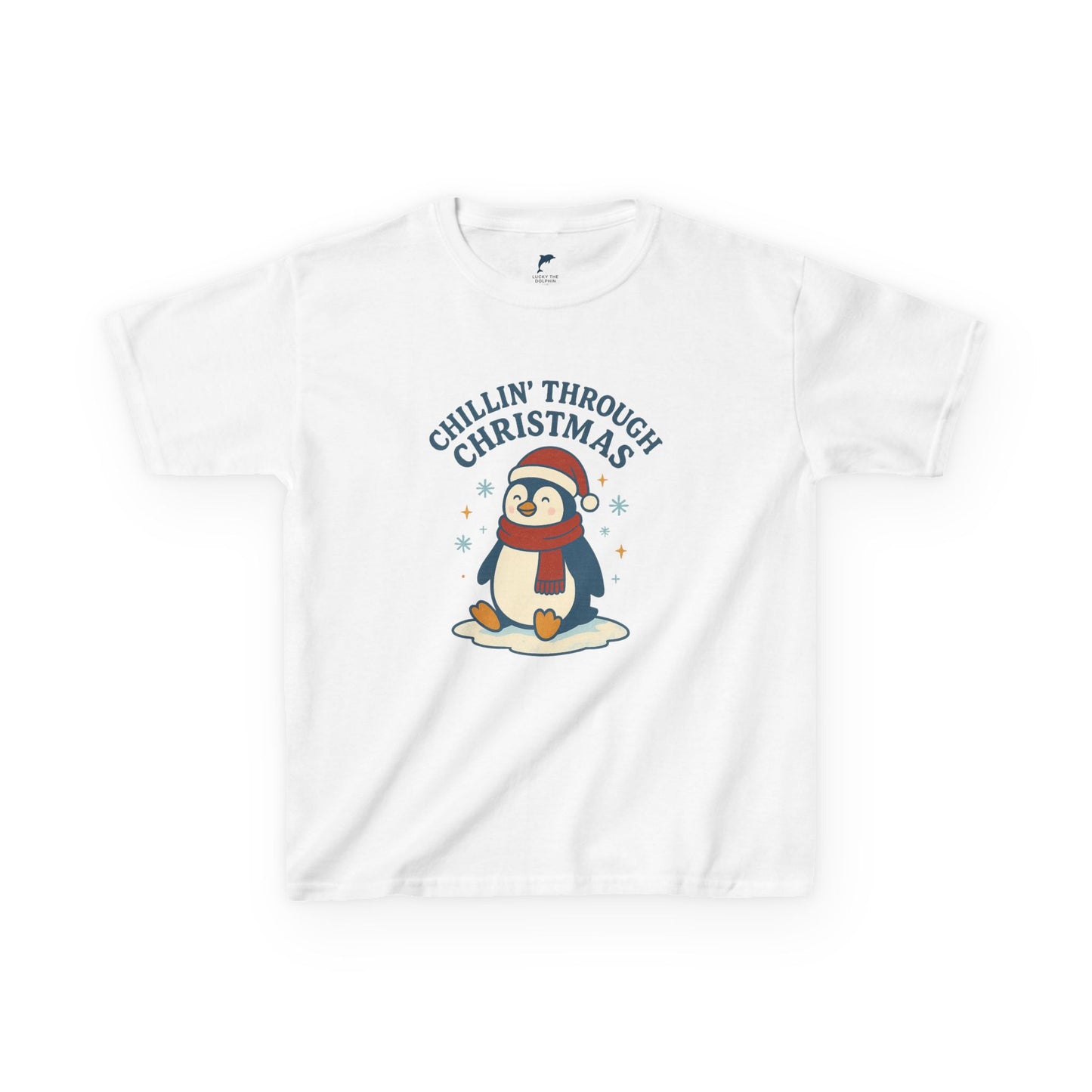 Chillin’ Through Christmas Penguin Kids Tee