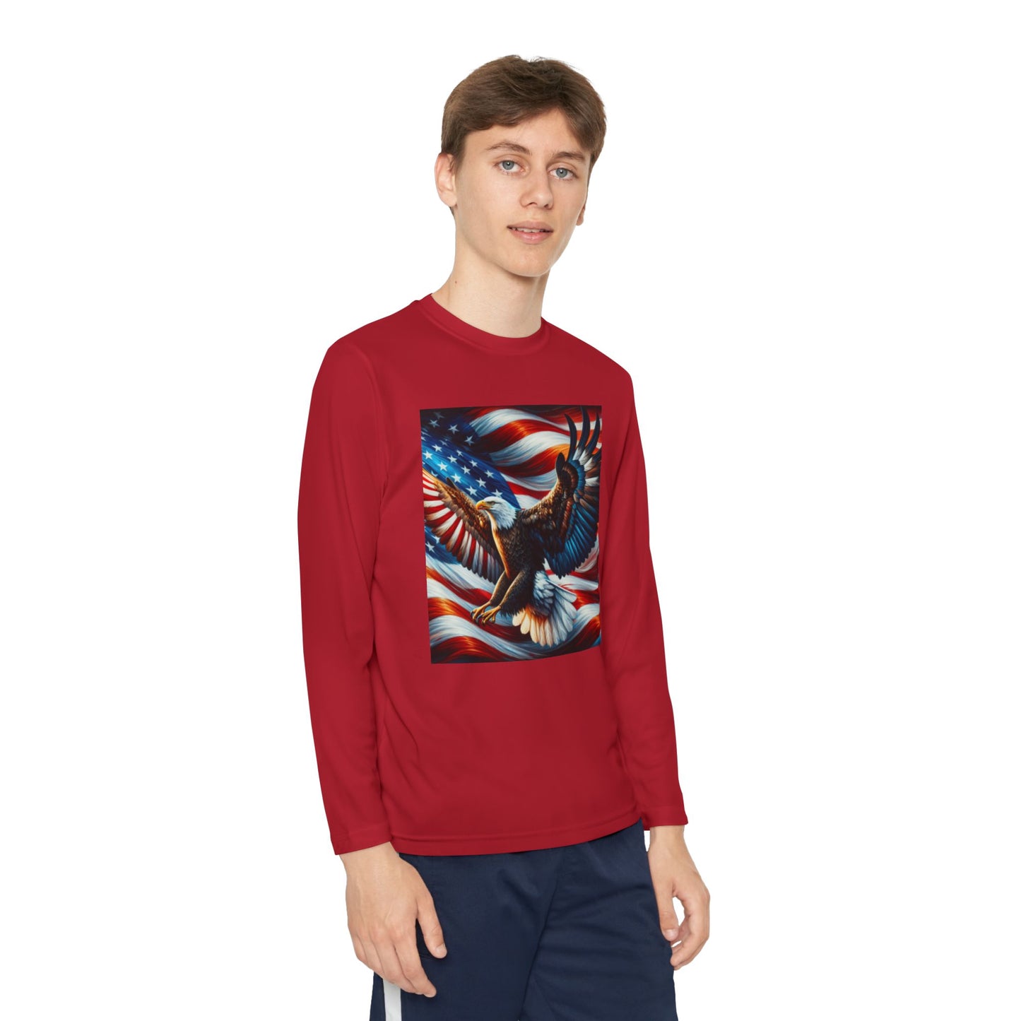 Youth Long Sleeve Competitor Tee (Eagle)