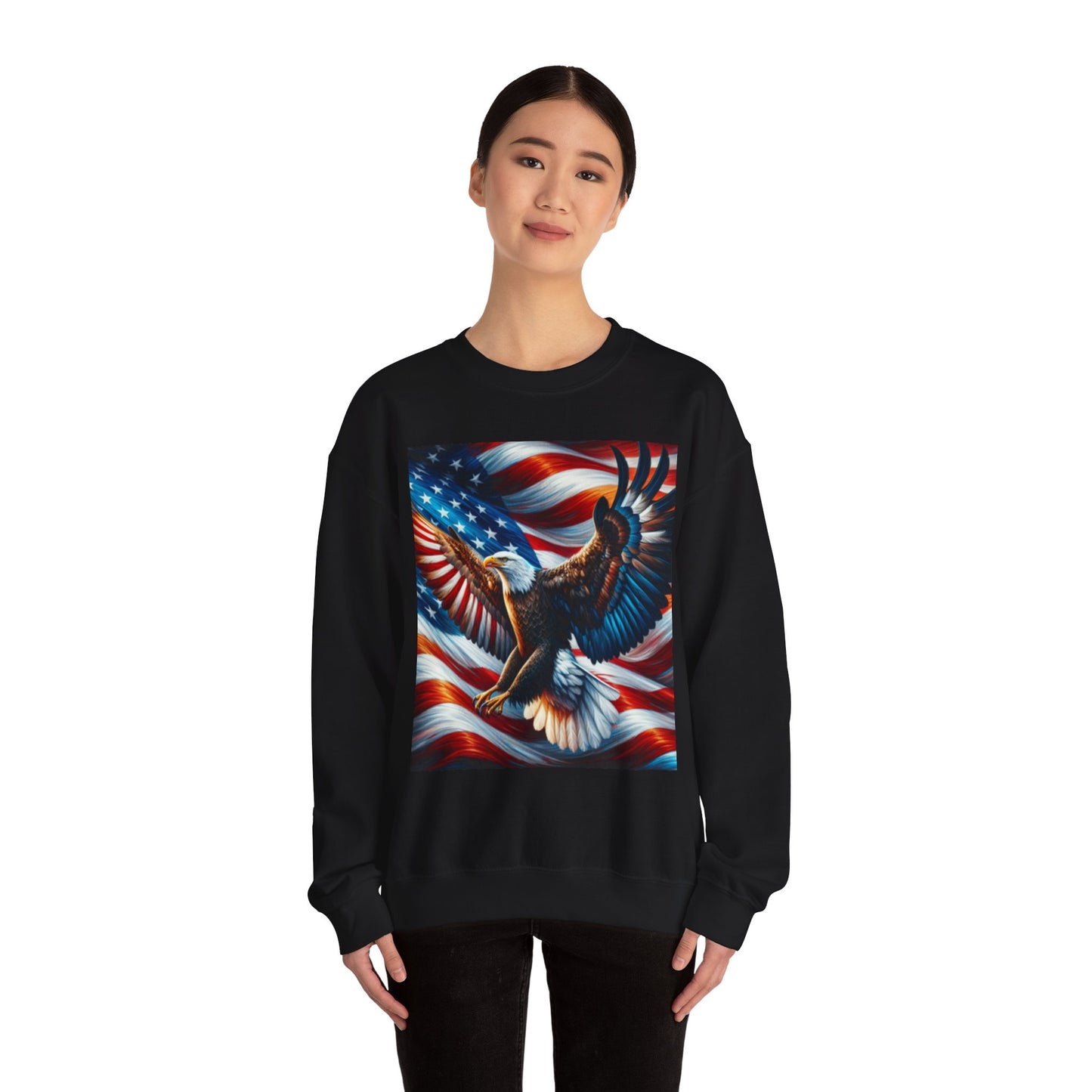 Unisex Heavy Blend™ Crewneck Sweatshirt (Eagle)