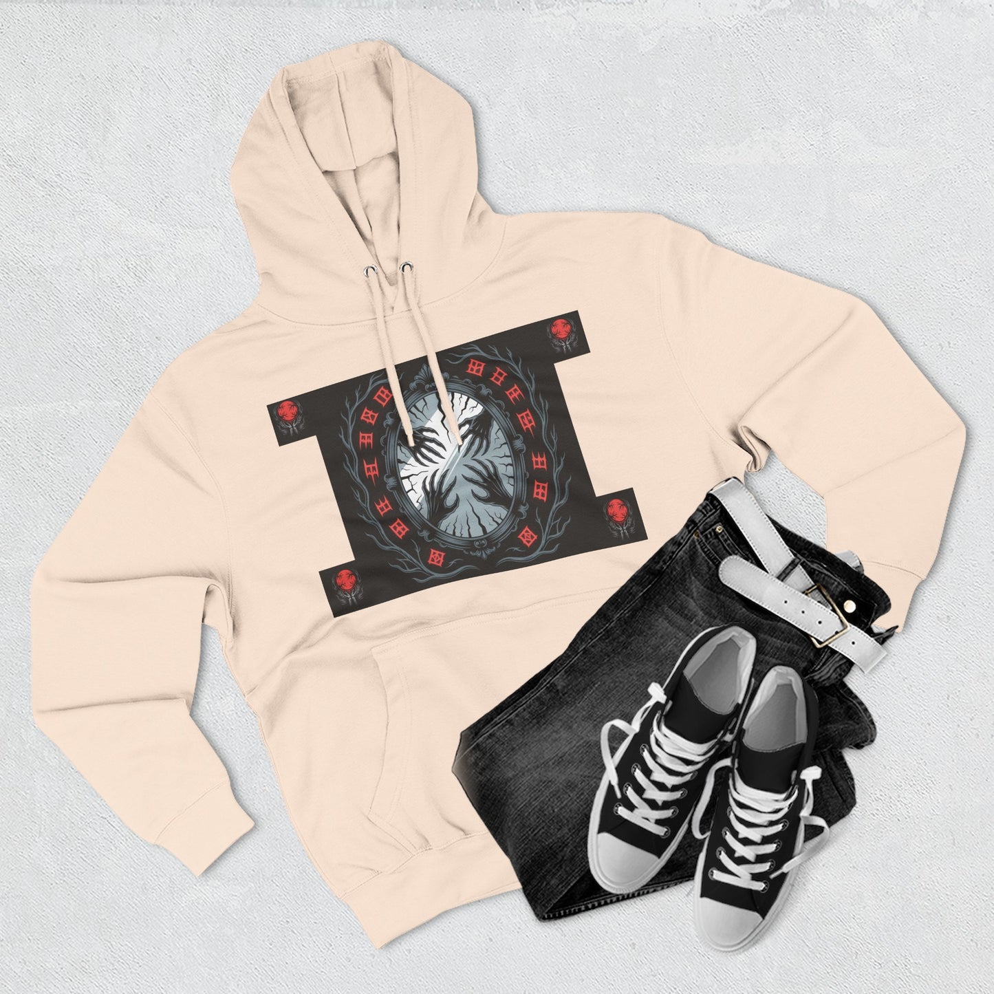 Bloodmoon Haunt — Horror Poem Hoodie