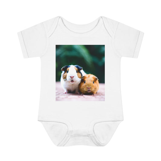 Infant Baby Rib Bodysuit (Guinea Pigs)