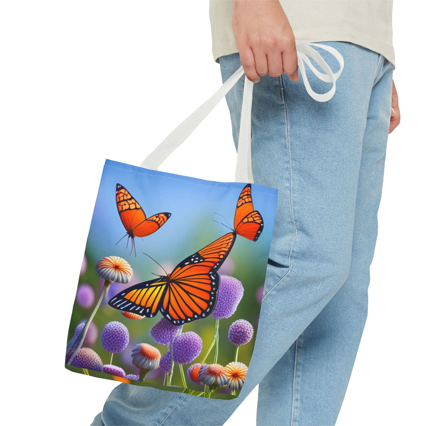 Tote Bag (AOP) (Butterflies)
