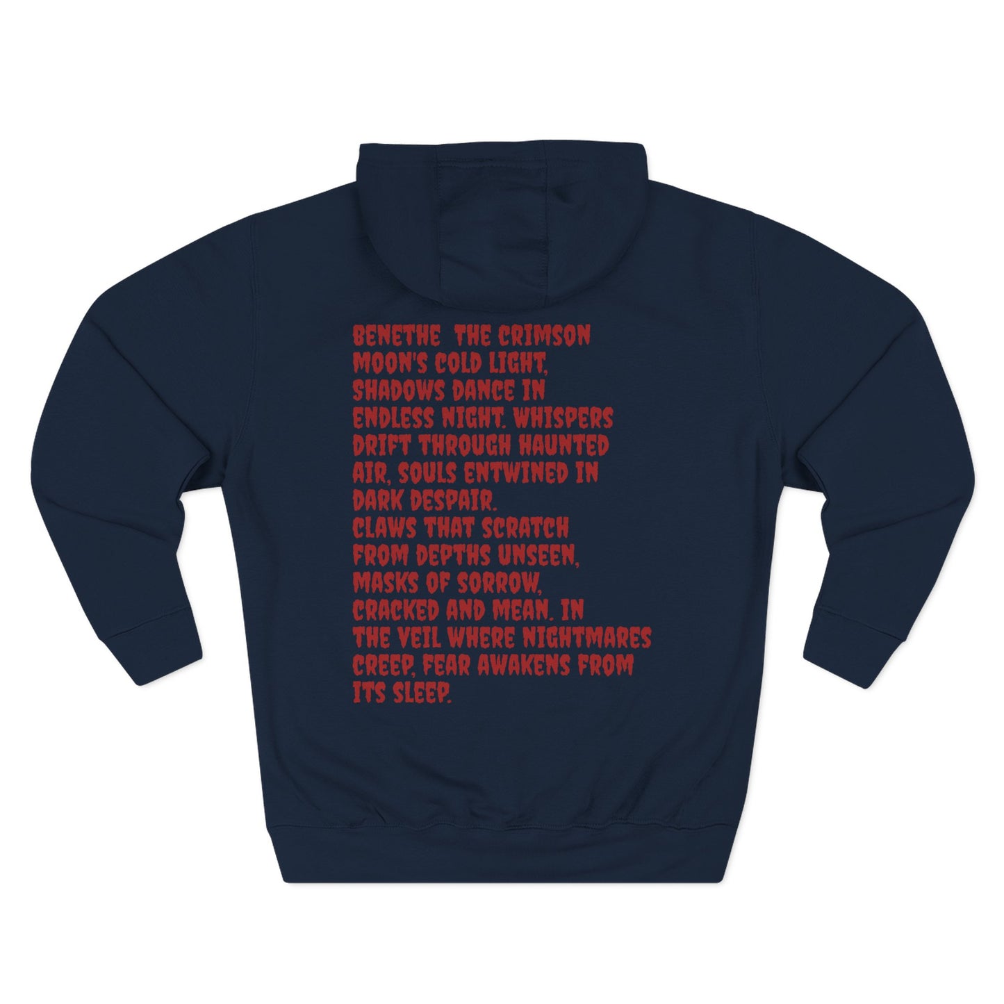 Bloodmoon Haunt — Horror Poem Hoodie