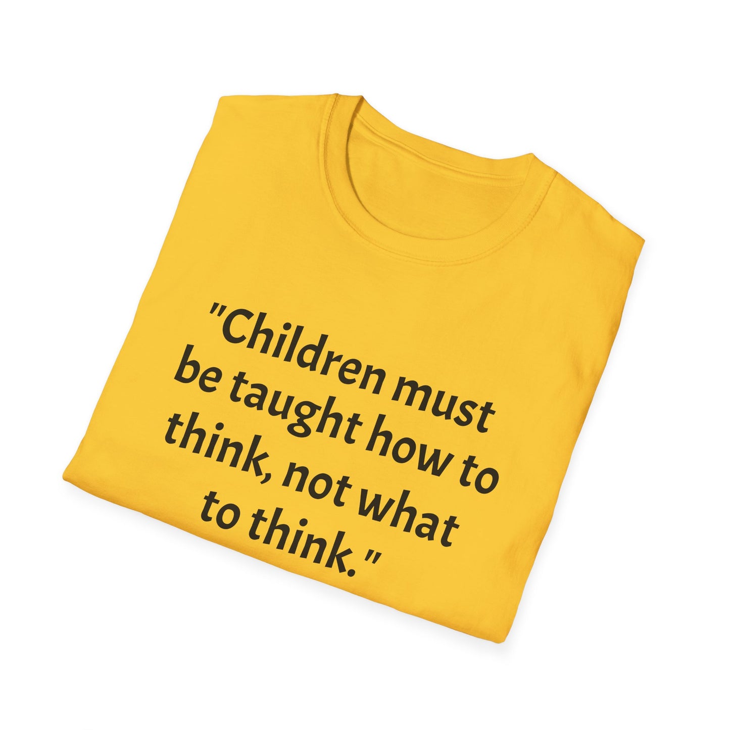 Unisex Softstyle T-Shirt (How to think)