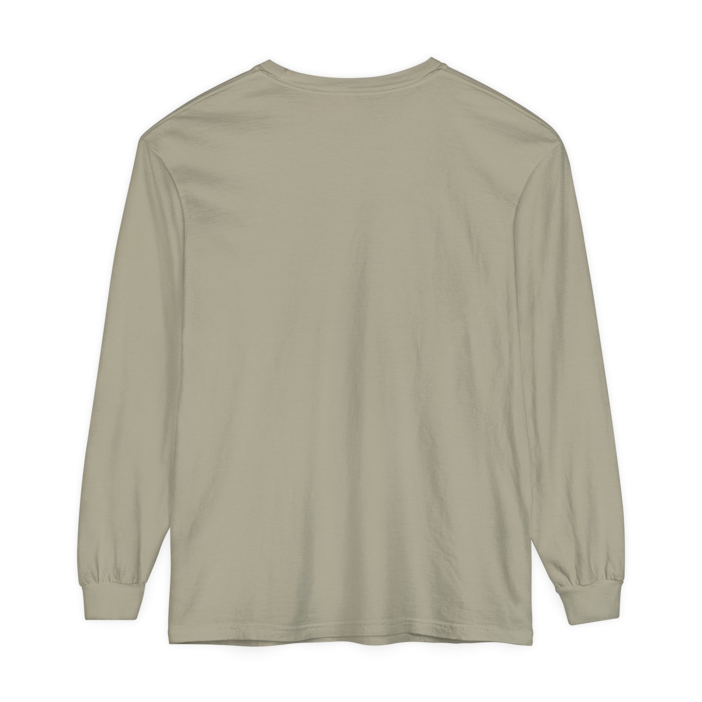 Unisex Garment-dyed Long Sleeve T-Shirt (Deer)
