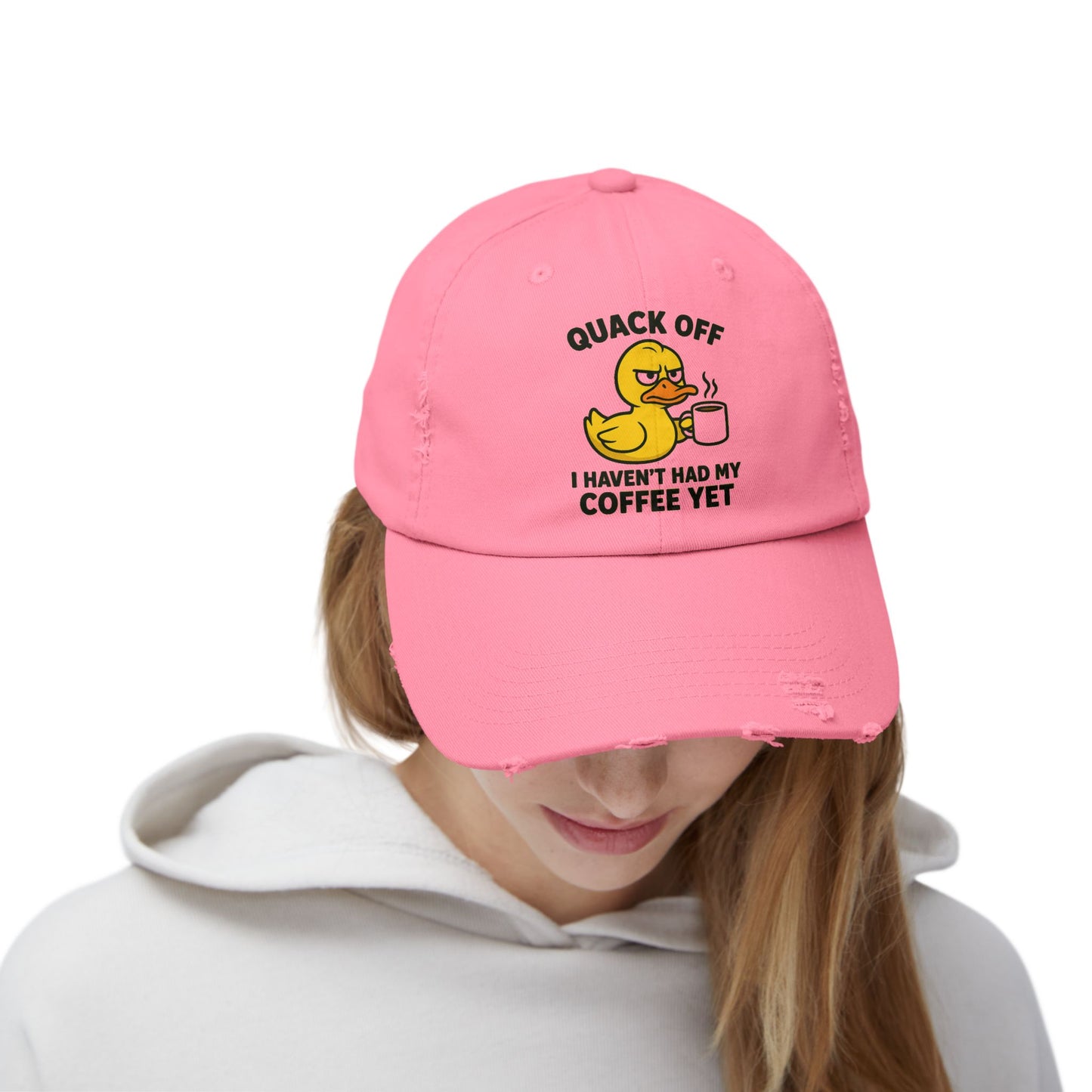 Quack Off Coffee Cap – Funny Unisex Baseball Hat