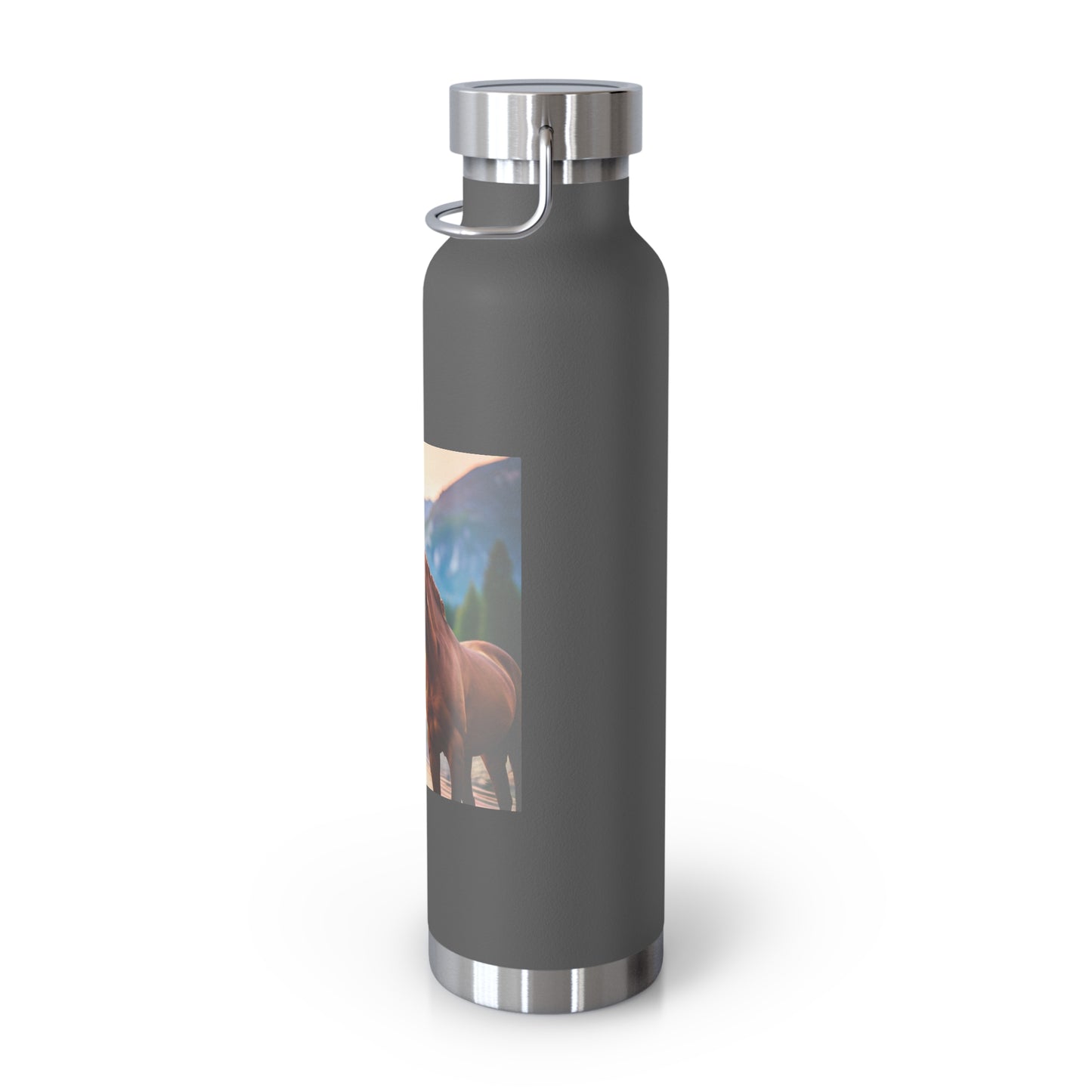 Copper Vacuum Insulated Bottle, 22oz (Horse)