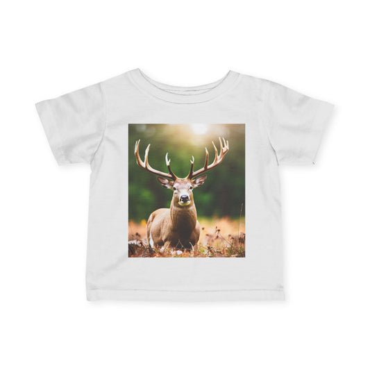 Infant Fine Jersey Tee (Deer/Buck)