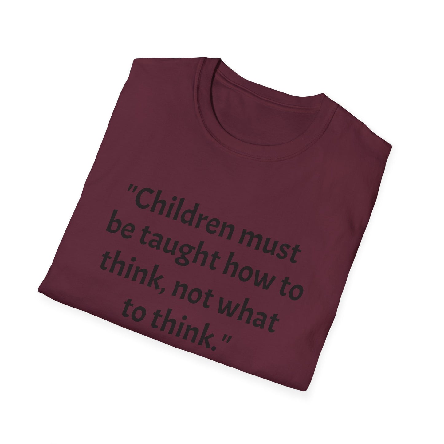 Unisex Softstyle T-Shirt (How to think)