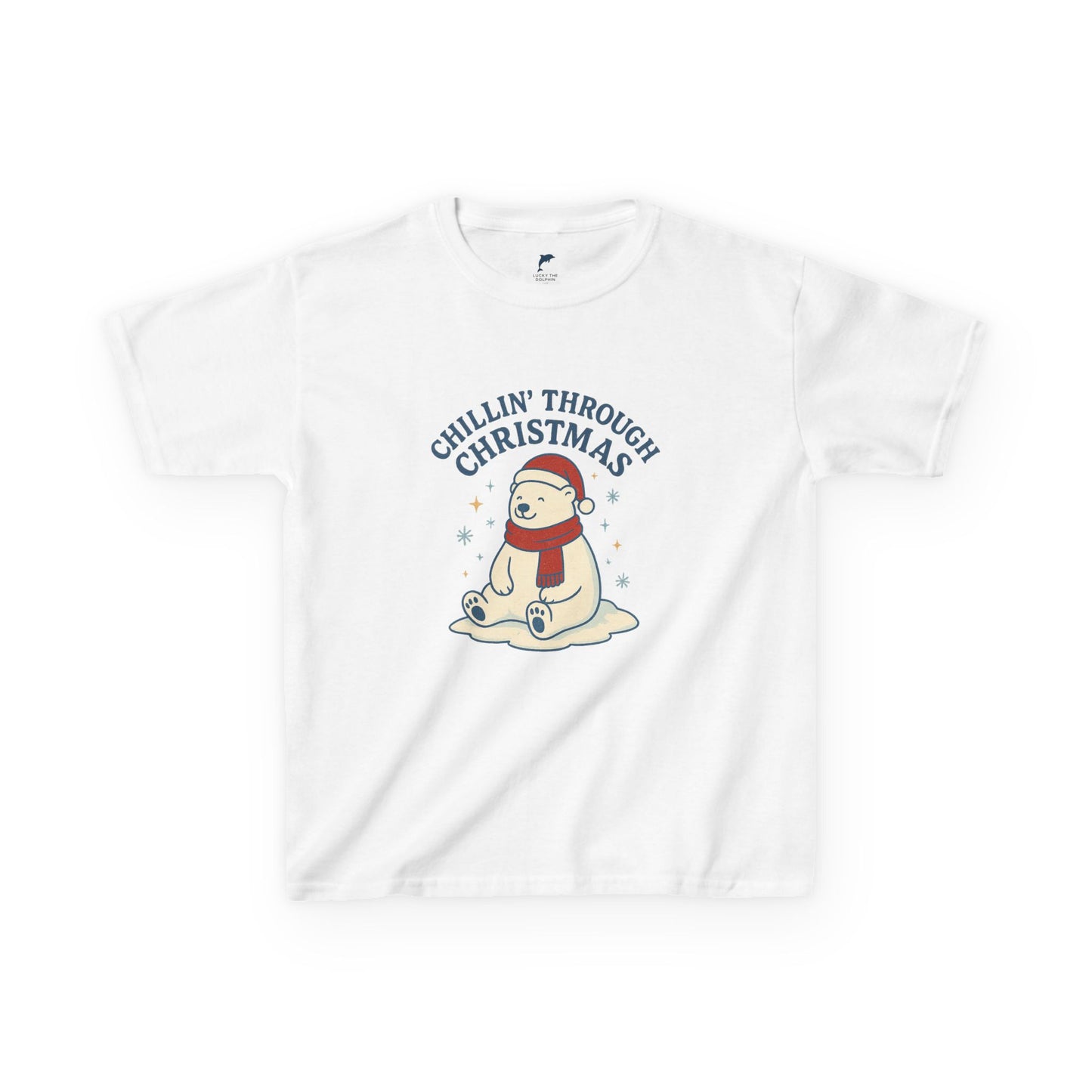 Chillin’ Through Christmas Polar Bear Kids Tee