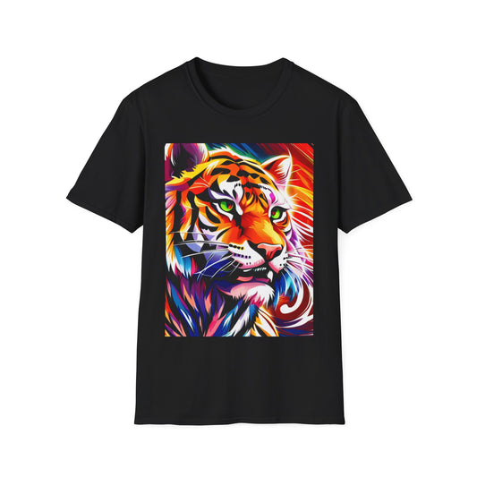 Unisex Softstyle T-Shirt (Tiger Colorful)