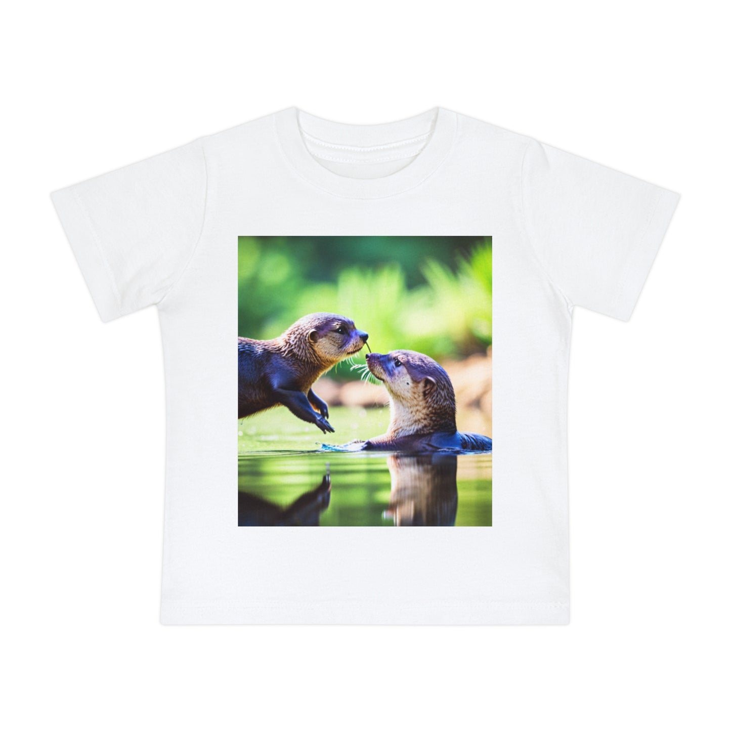 Baby Short Sleeve T-Shirt (River Otter)
