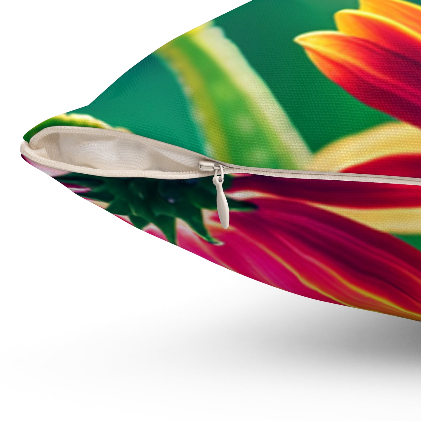 Spun Polyester Square Pillow (Lady Bug)