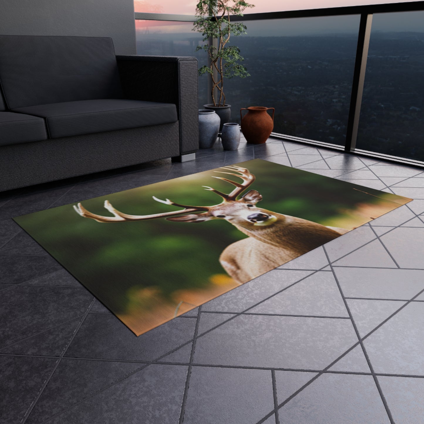 Outdoor Rug (Deer/Buck)