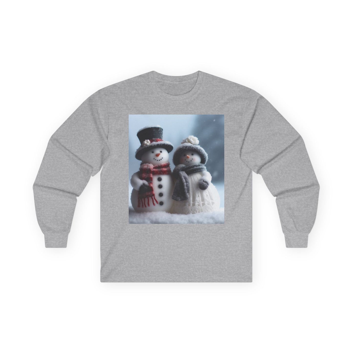 Unisex Ultra Cotton Long Sleeve Tee (Snow People)