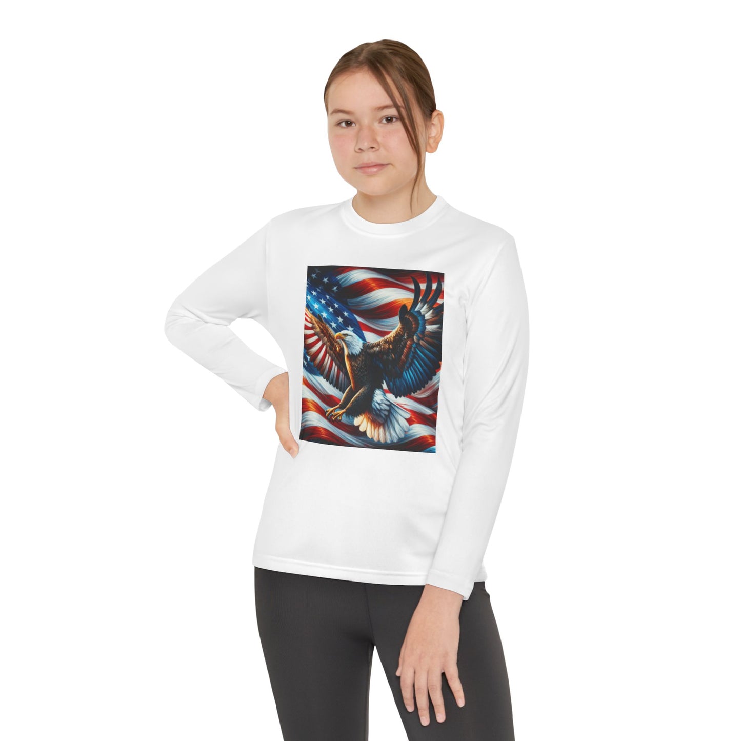 Youth Long Sleeve Competitor Tee (Eagle)