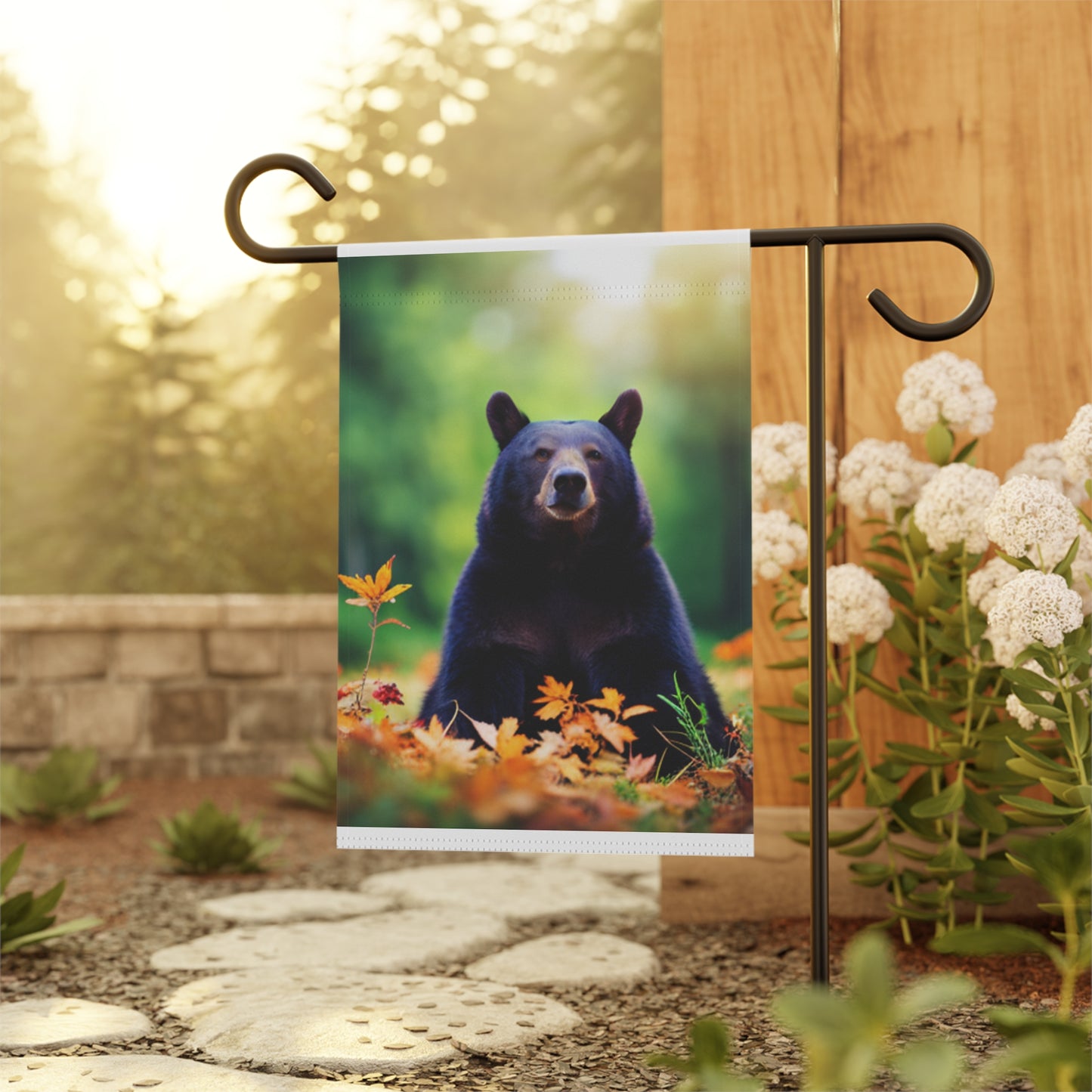 Garden & House Banner (Black Bear)