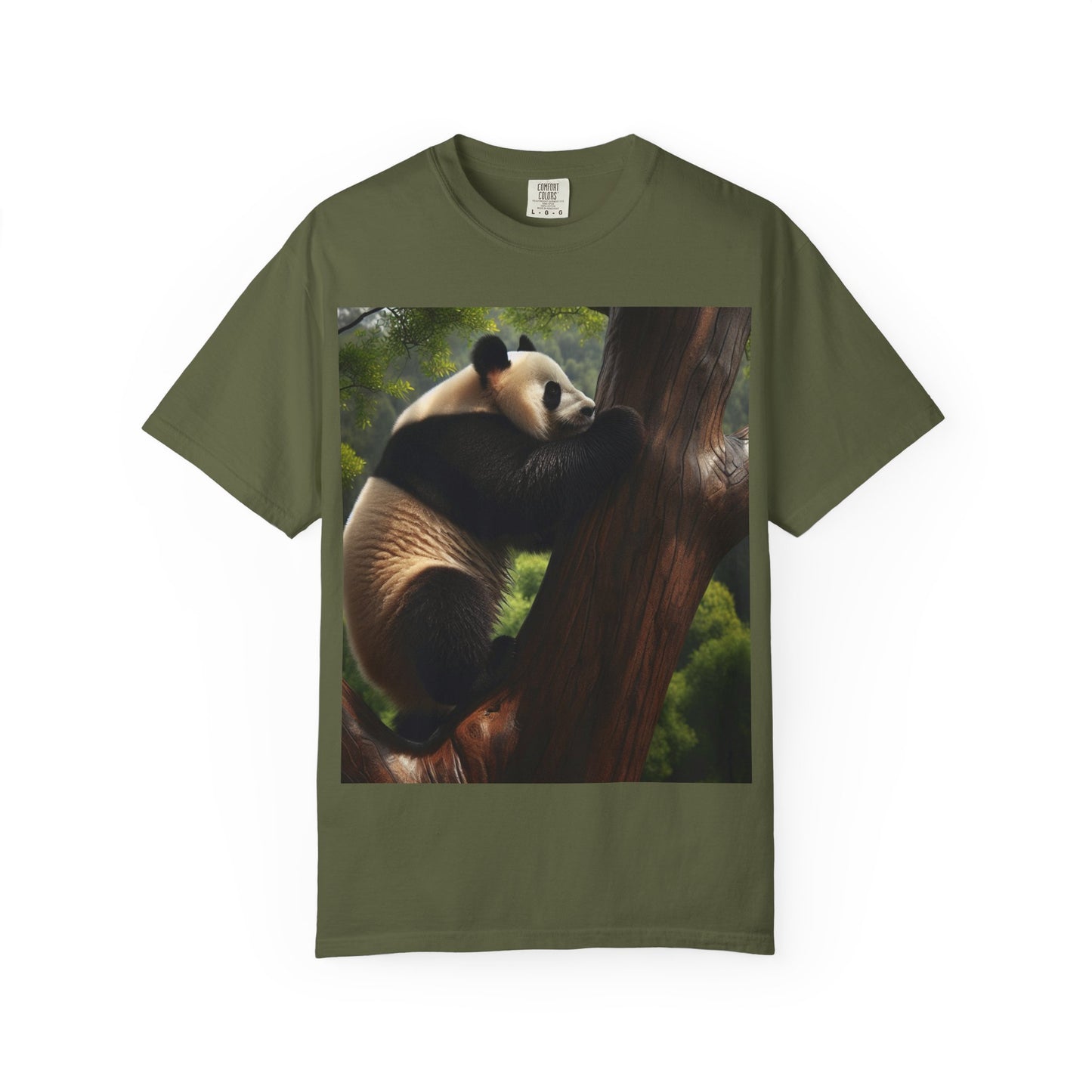 Unisex Panda Climbing T-Shirt - Nature Lover Gift
