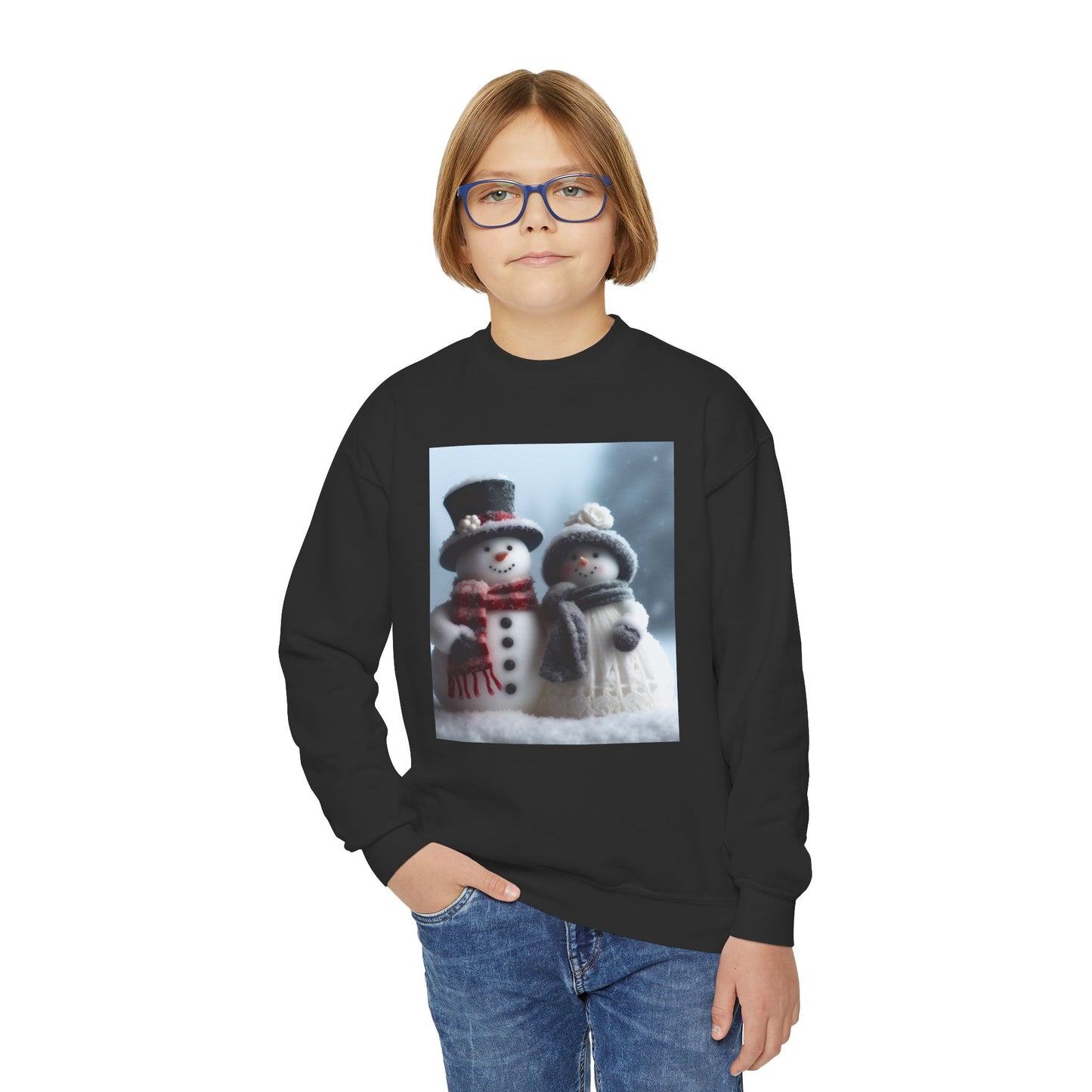 Youth Crewneck Sweatshirt (Snow People)
