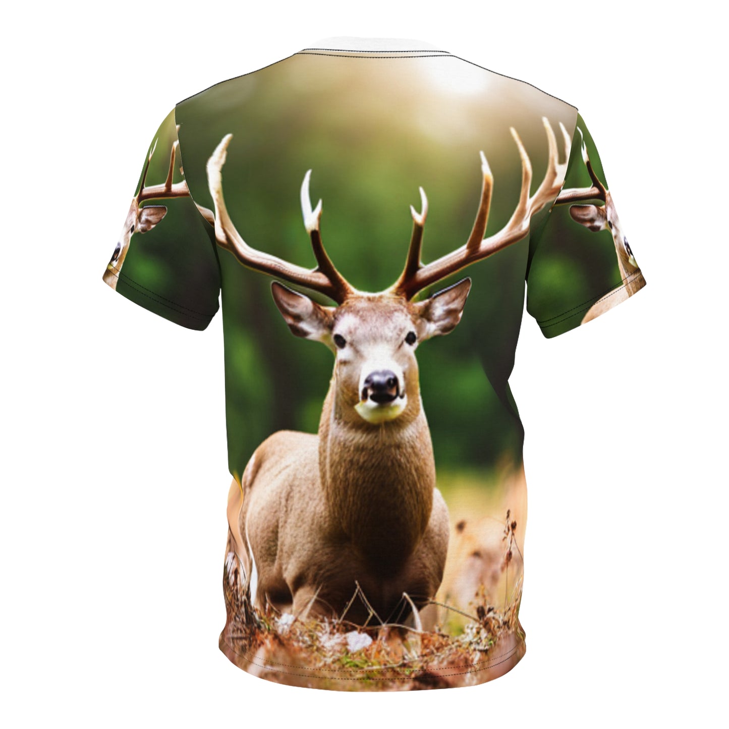 Unisex Cut & Sew Tee (AOP) (Buck/Deer)