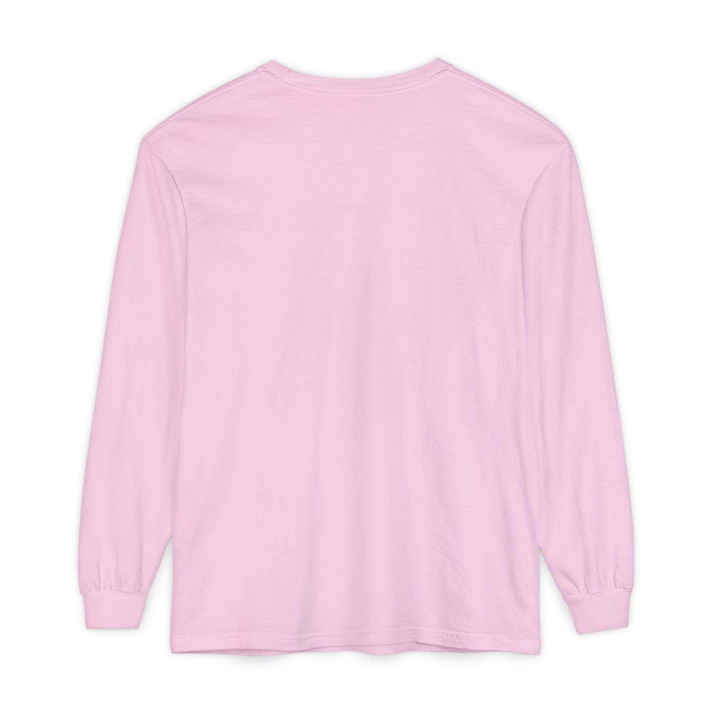 Unisex Garment-dyed Long Sleeve T-Shirt (Colorful Hearts)
