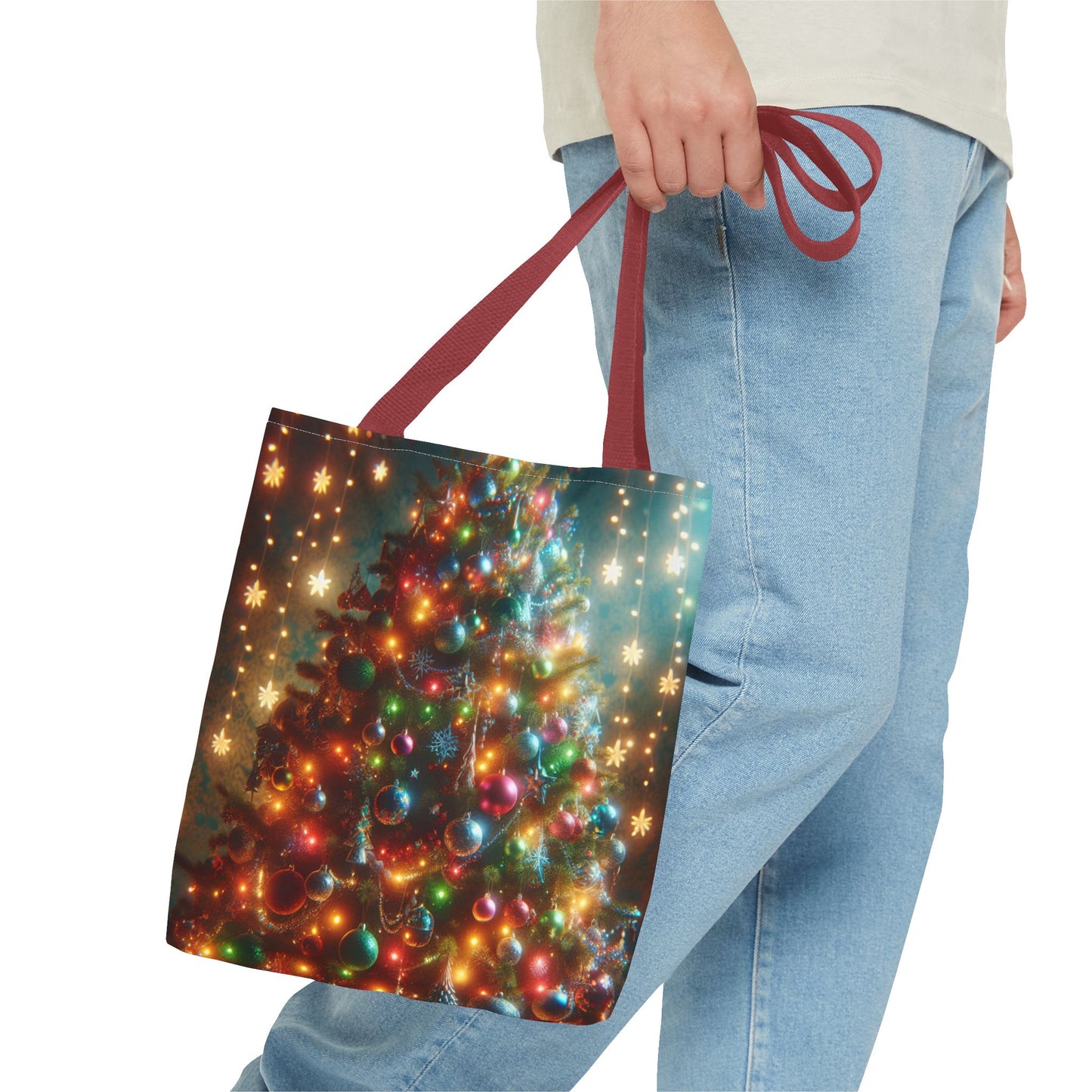 Tote Bag (AOP) (Tree w/Lights)